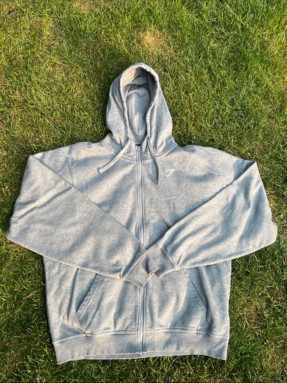 Gymshark Crest Oversized Zip Up Hoodie
